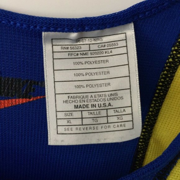 VINTAGE Nike F.i.t.Tank Top 90s Singlet Running XL - Picture 4 of 7